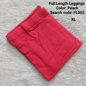 Peach Full Length Leggings - FL002
