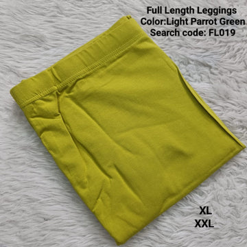 Parrot Green Full Length Leggings - FL019
