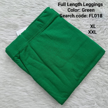 Green Full Length Leggings - FL018