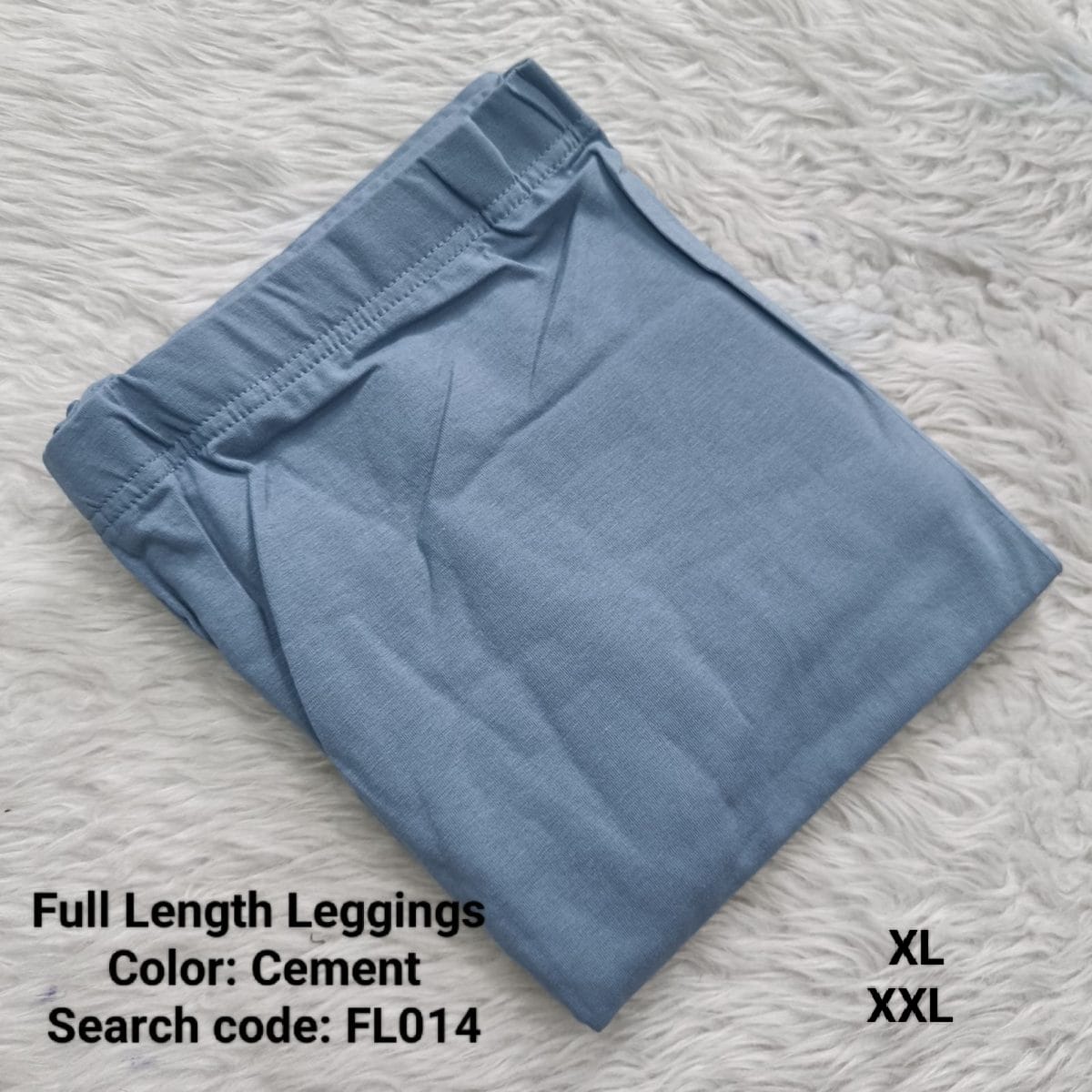 Cement Full Length Leggings - FL014