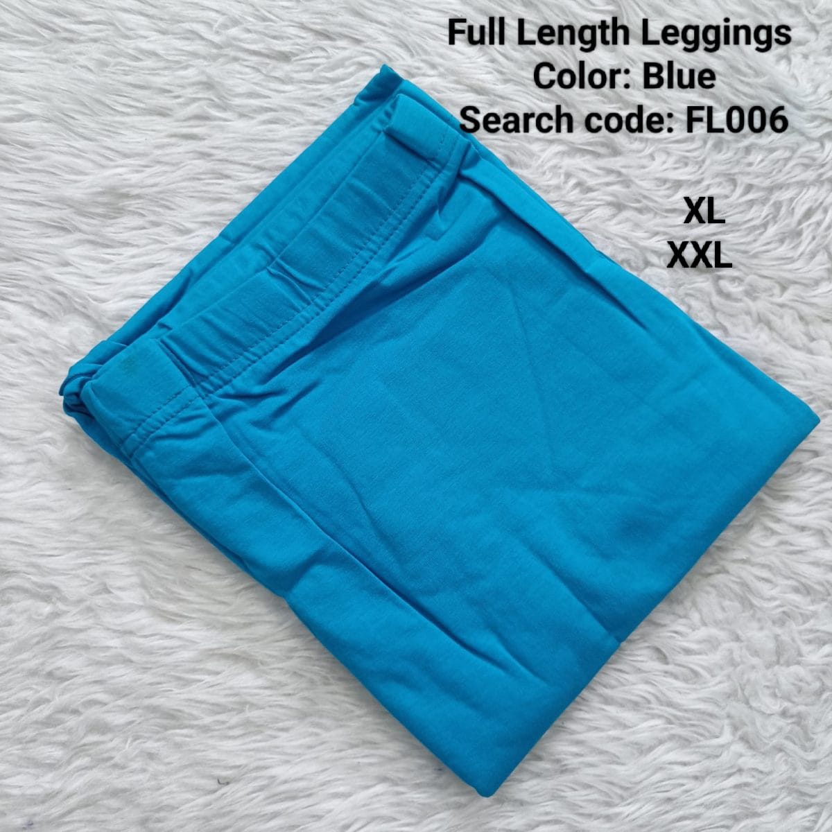 Blue Full Length Leggings - FL006