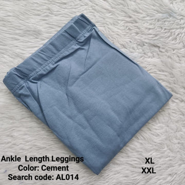Cement Ankle  Length Leggings -AL014