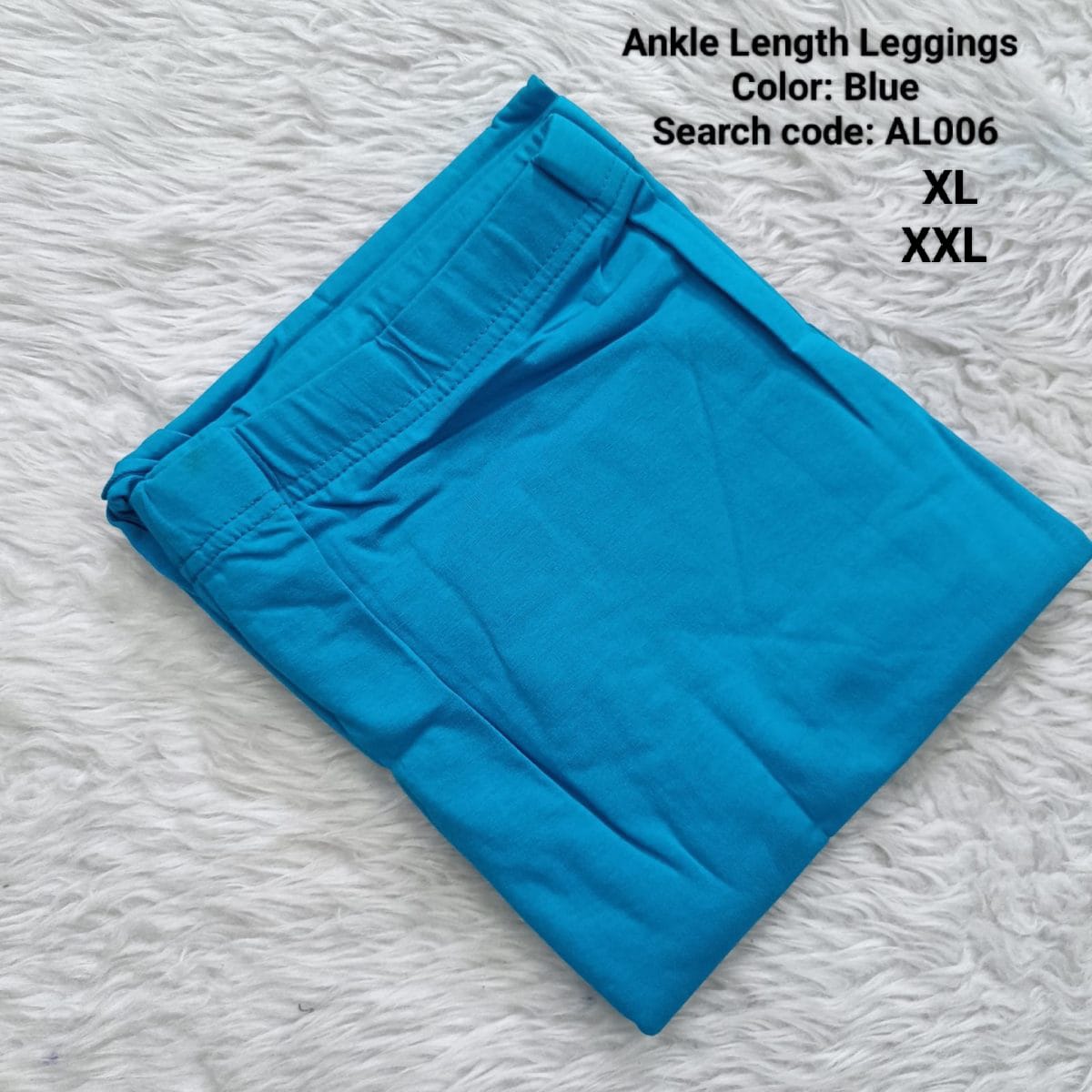 Blue Ankle  Length Leggings -AL006