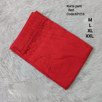 Red Cotton Flex Kurta Pant - KP216