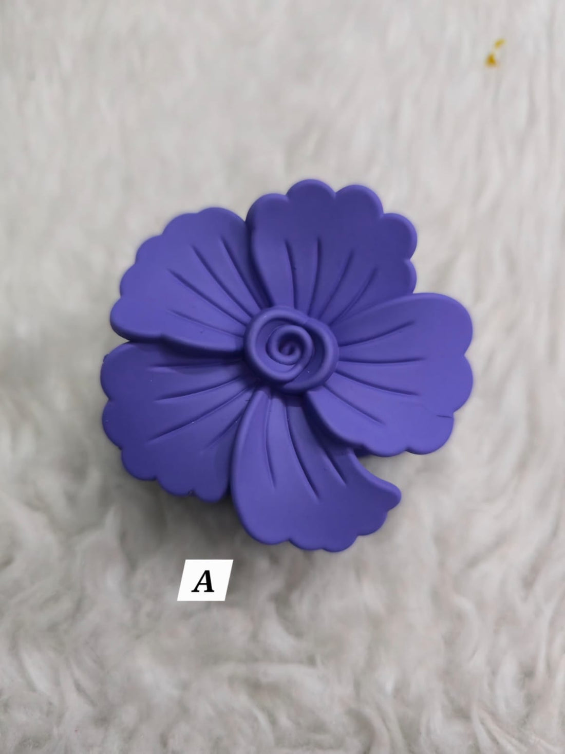 Flower Shaped Matte Finish Medium Size Hair Claw - Korean Fashion - BC9