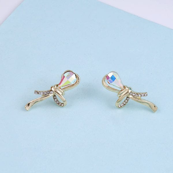 Gold Plated  Pearl Korean Earrings - KE151