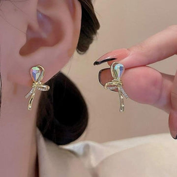 Gold Plated  Pearl Korean Earrings - KE151