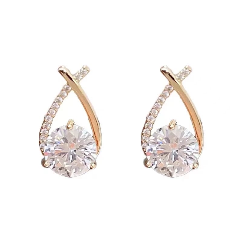Gold Plated  Korean Earrings - KE168
