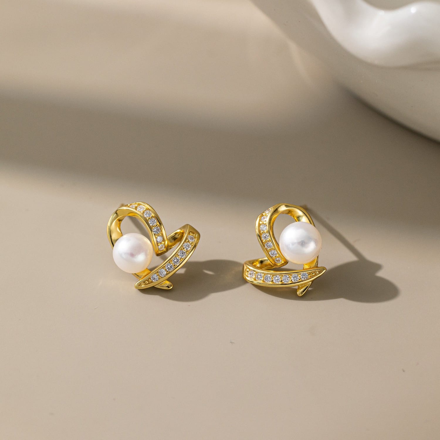 Gold Plated  Korean Earrings - KE169