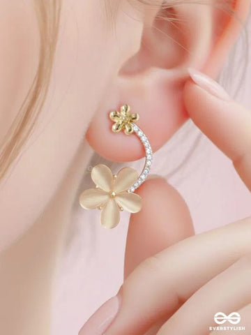 Gold Plated  Korean Earrings - KE170