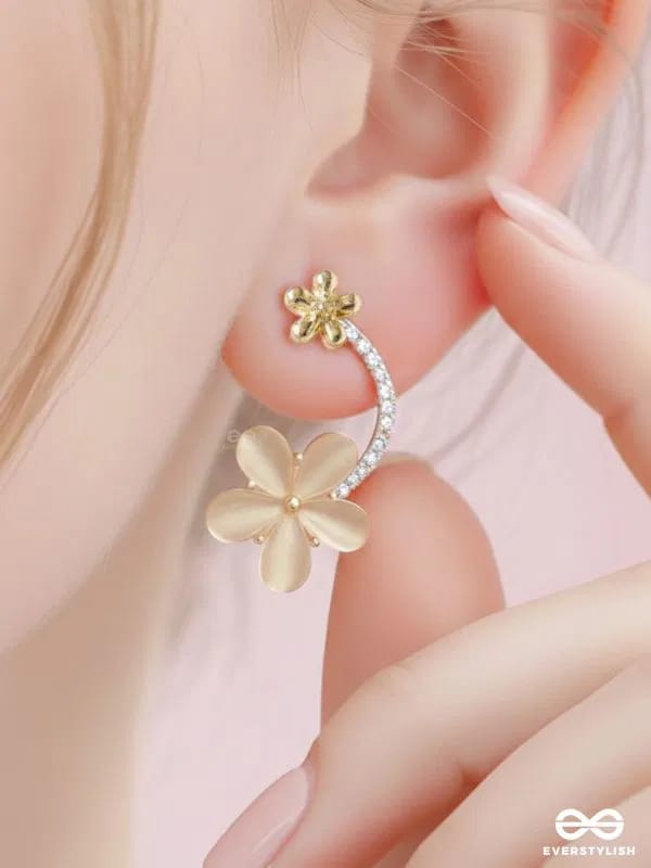 Gold Plated  Korean Earrings - KE170