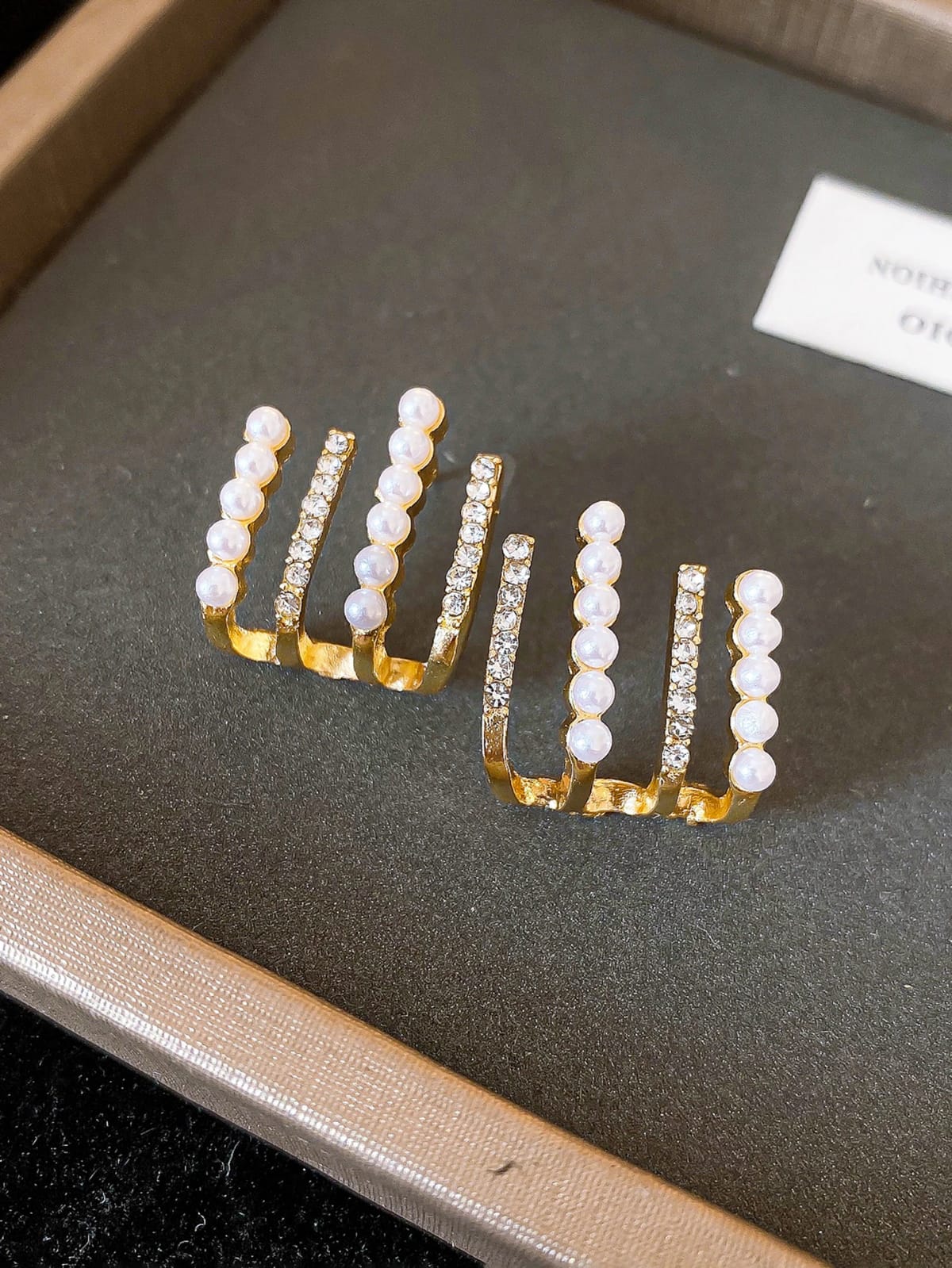 Gold Plated  Korean Earrings - KE173