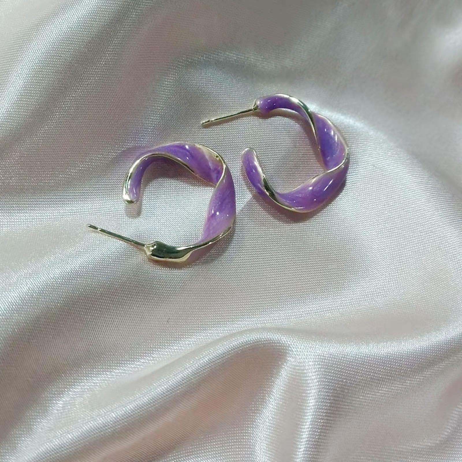 Gold Plated  Korean Earrings - KE175