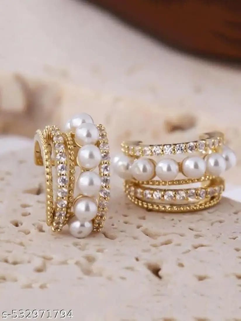 Gold Plated  Korean Earrings - KE176