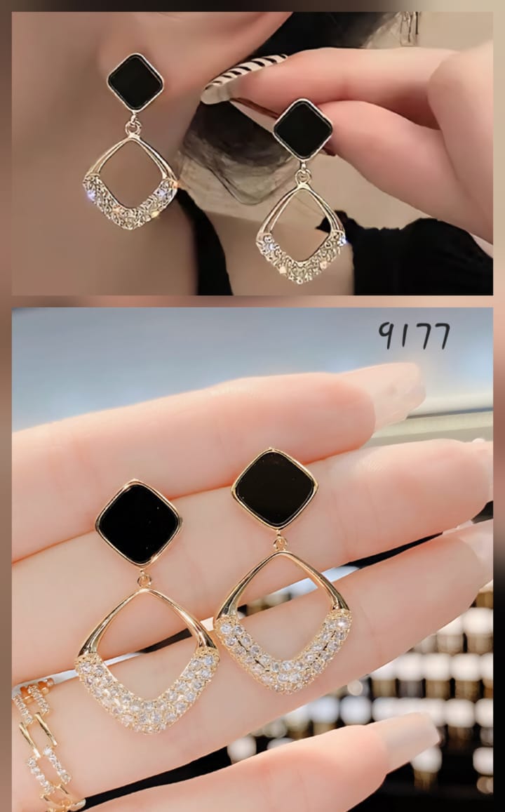 Gold Plated  Korean Earrings - KE179