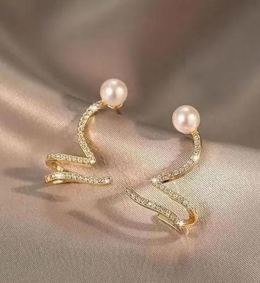 Gold Plated  Korean Earrings - KE181