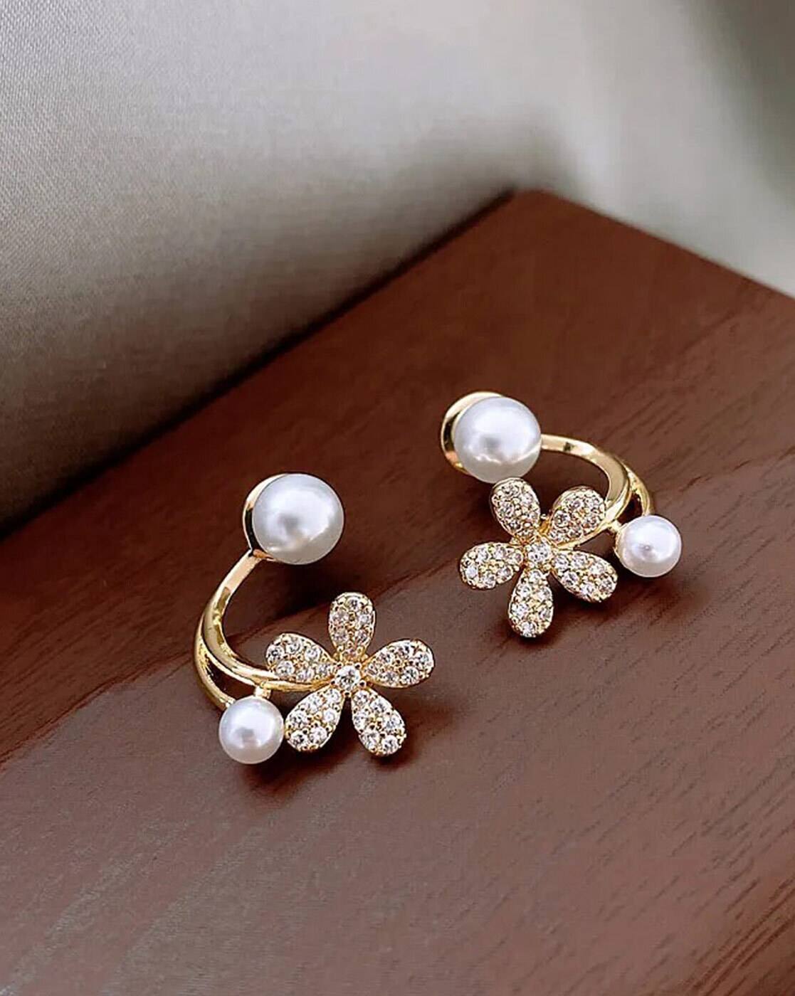 Gold Plated  Korean Earrings - KE182