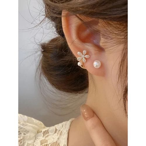 Gold Plated  Korean Earrings - KE182