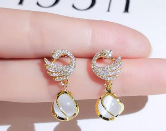 Gold Plated  Korean Earrings - KE186