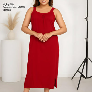 Maroon Nigthy Slips -NS003