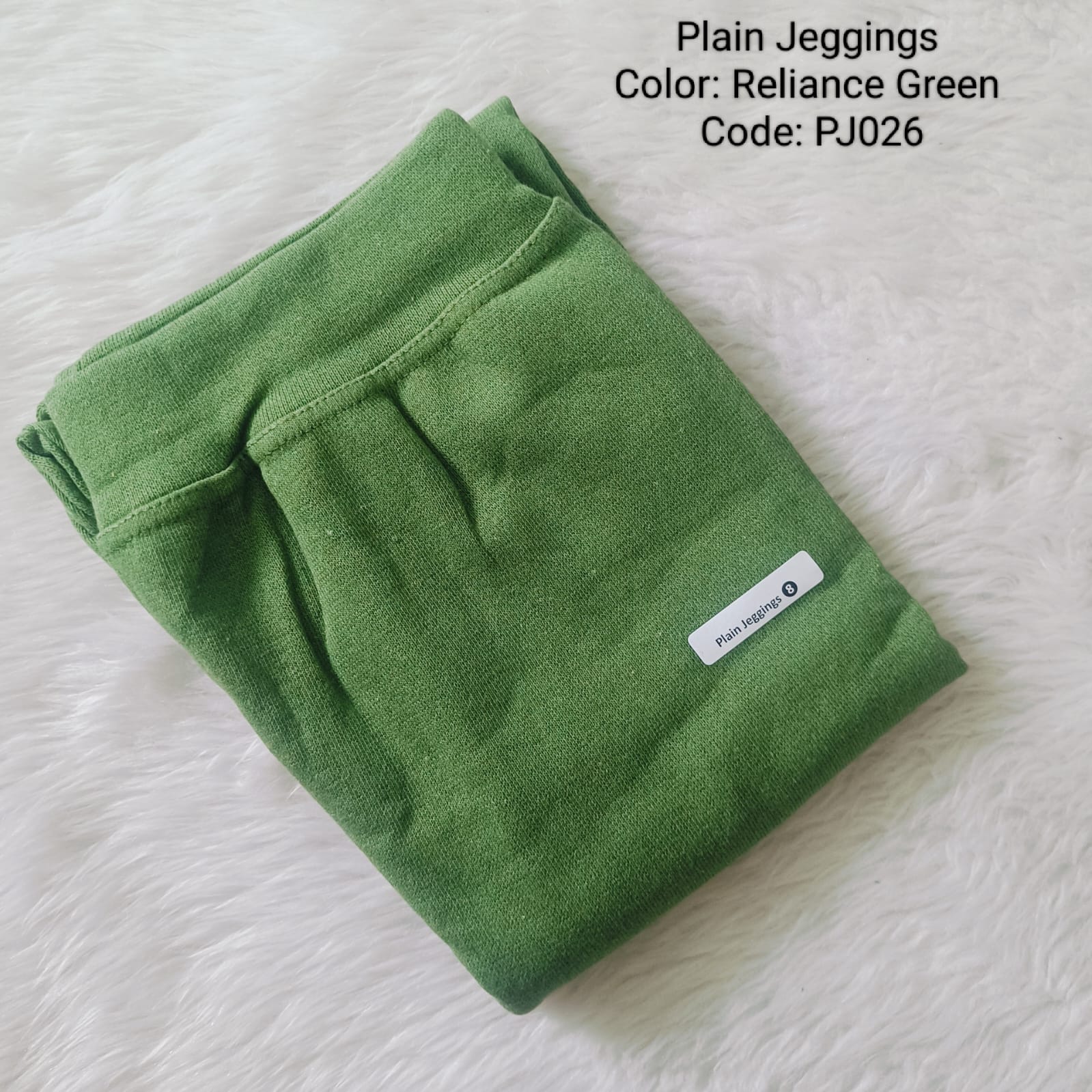 Reliance Green Free Size Hip upto 42 Inches Plain Jeggings  - PJ026