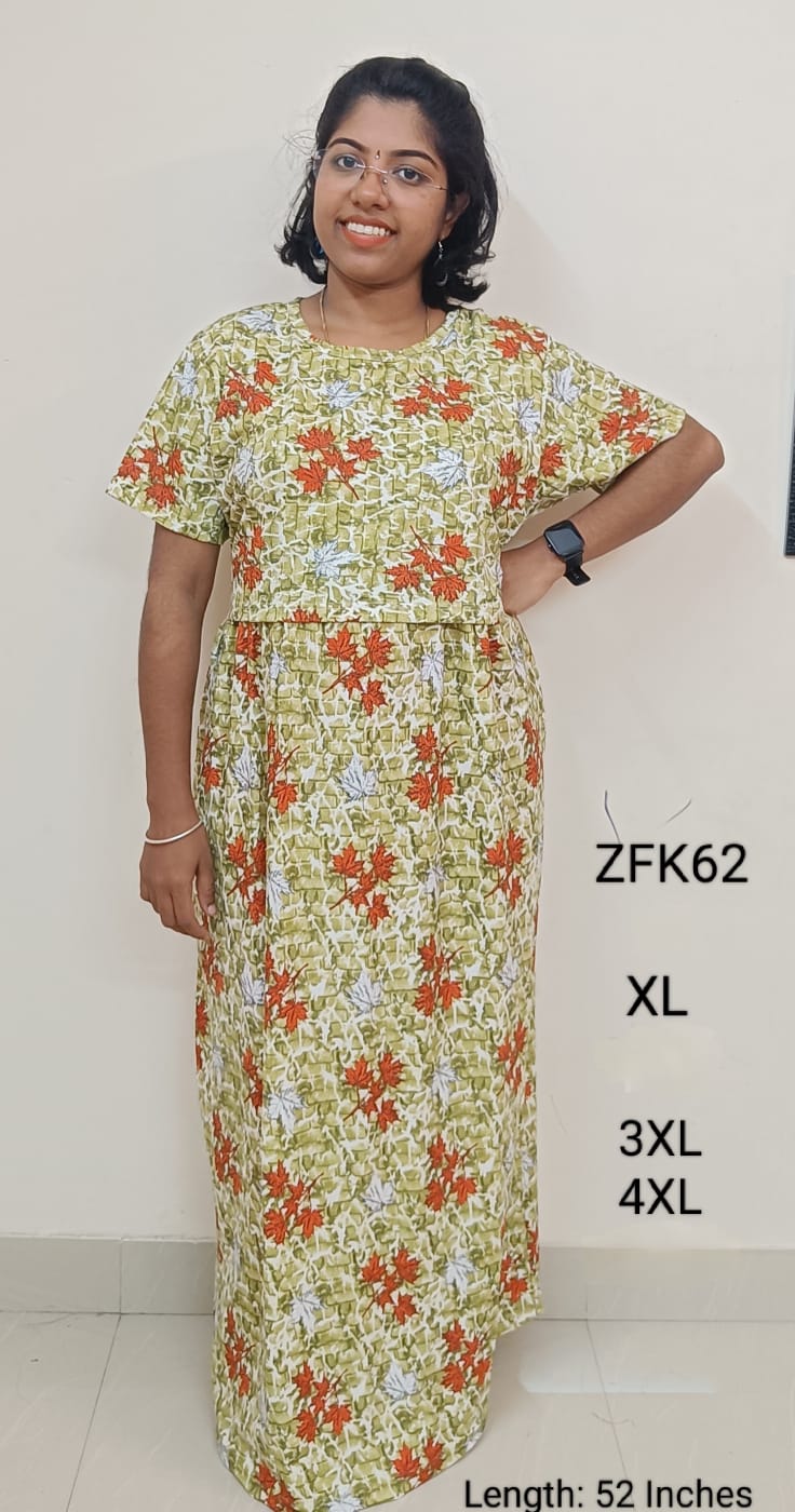 Light Green Zipless Feeding Kurtis Flip Flap Model - ZFK62