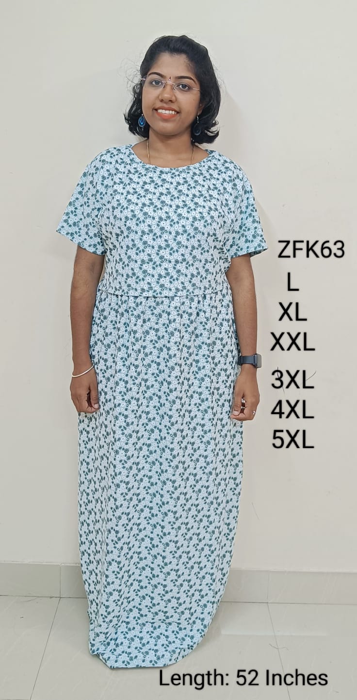 Blue Zipless Feeding Kurtis Flip Flap Model - ZFK63