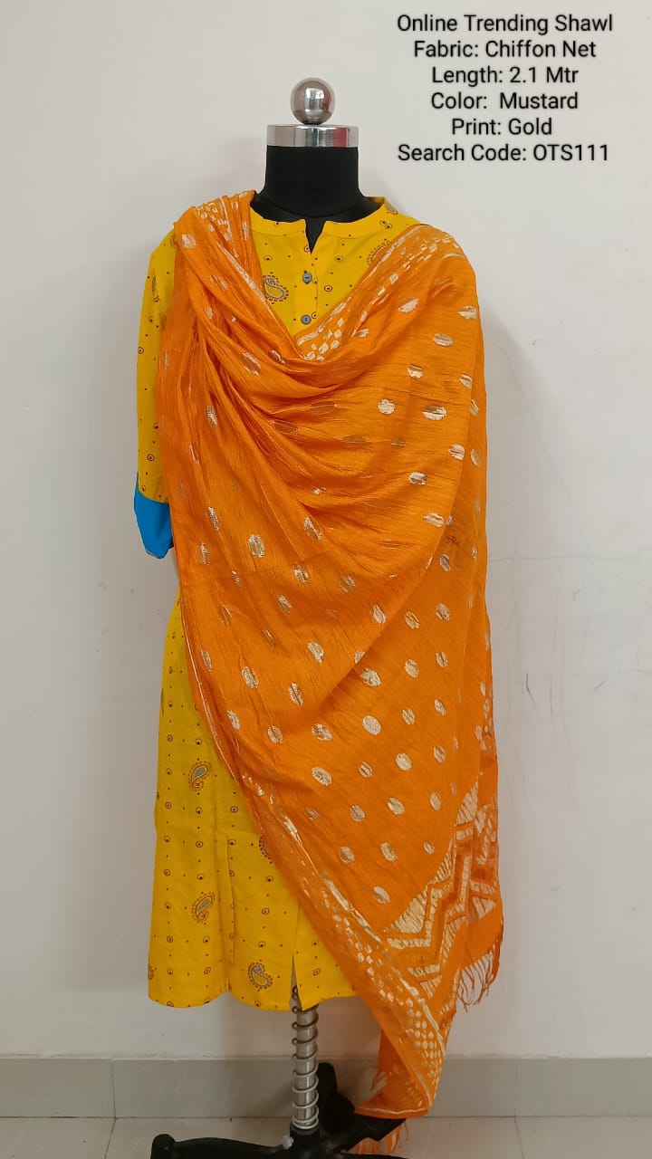 Mustard Online Trending Shawl - OTS111