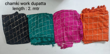 Chamki Work Dupatta 2 Mtr