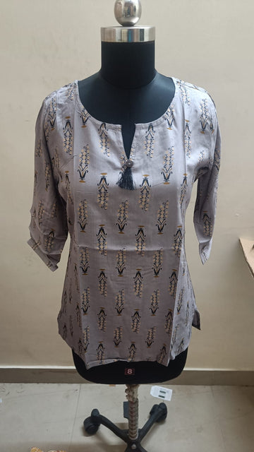 Cement Rayon Tunics Tops -RT017