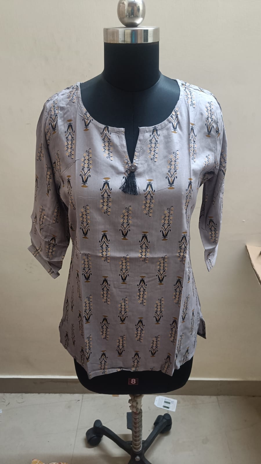 Cement Rayon Tunics Tops -RT017