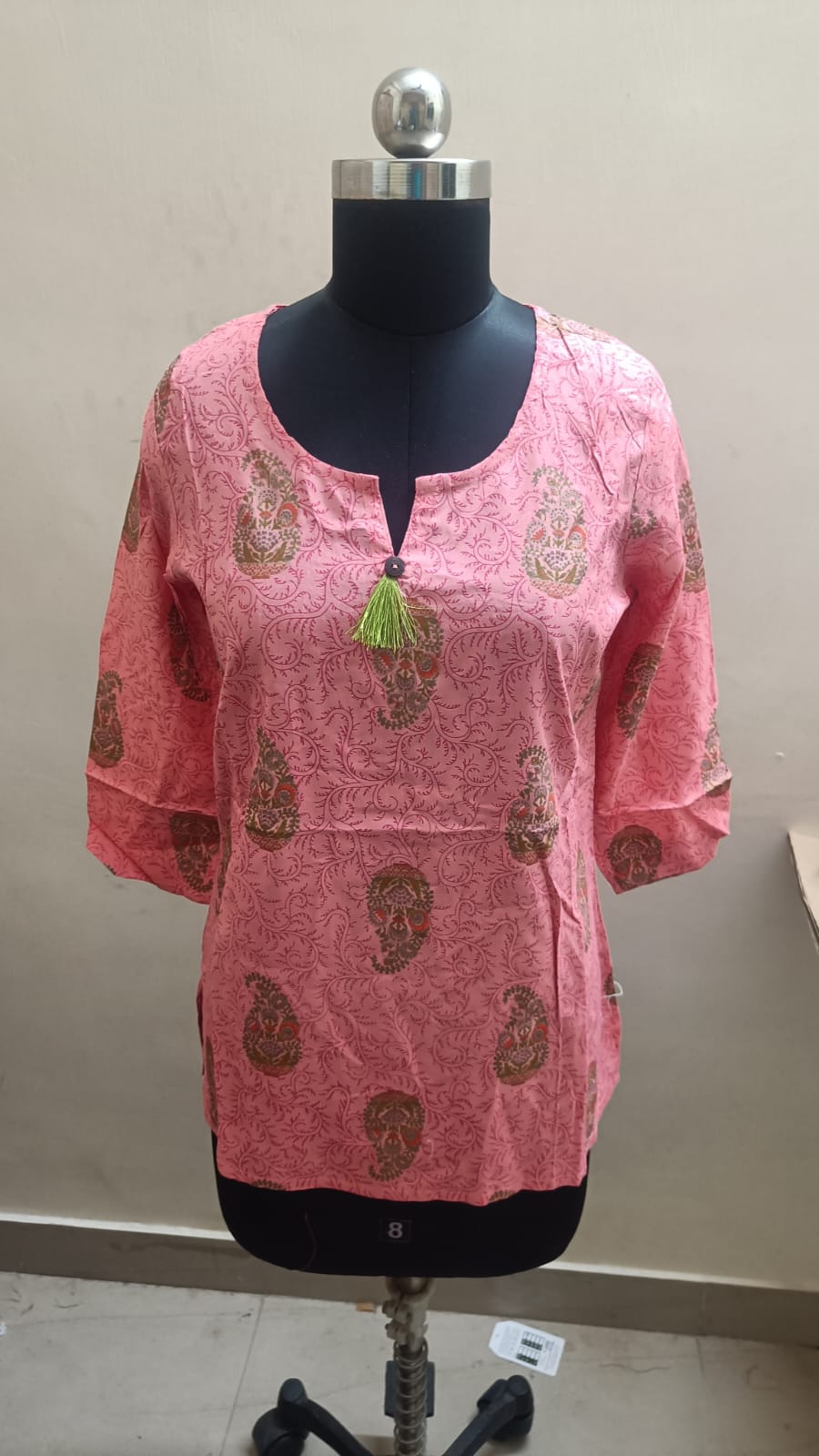 Peach Rayon Tunics  Tops -RT001
