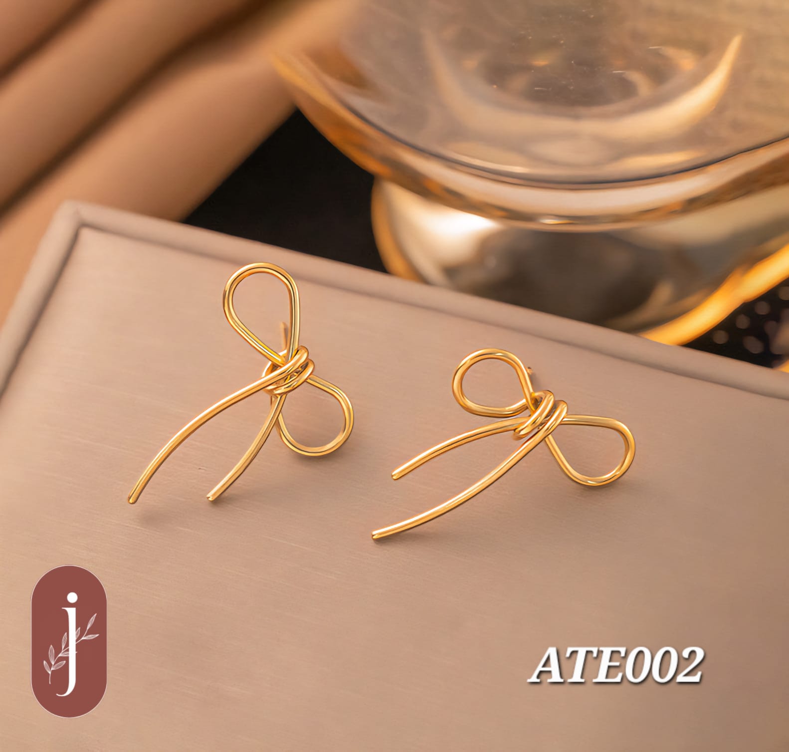 Anti-Tarnish Gold Plated Earrings - ATE002
