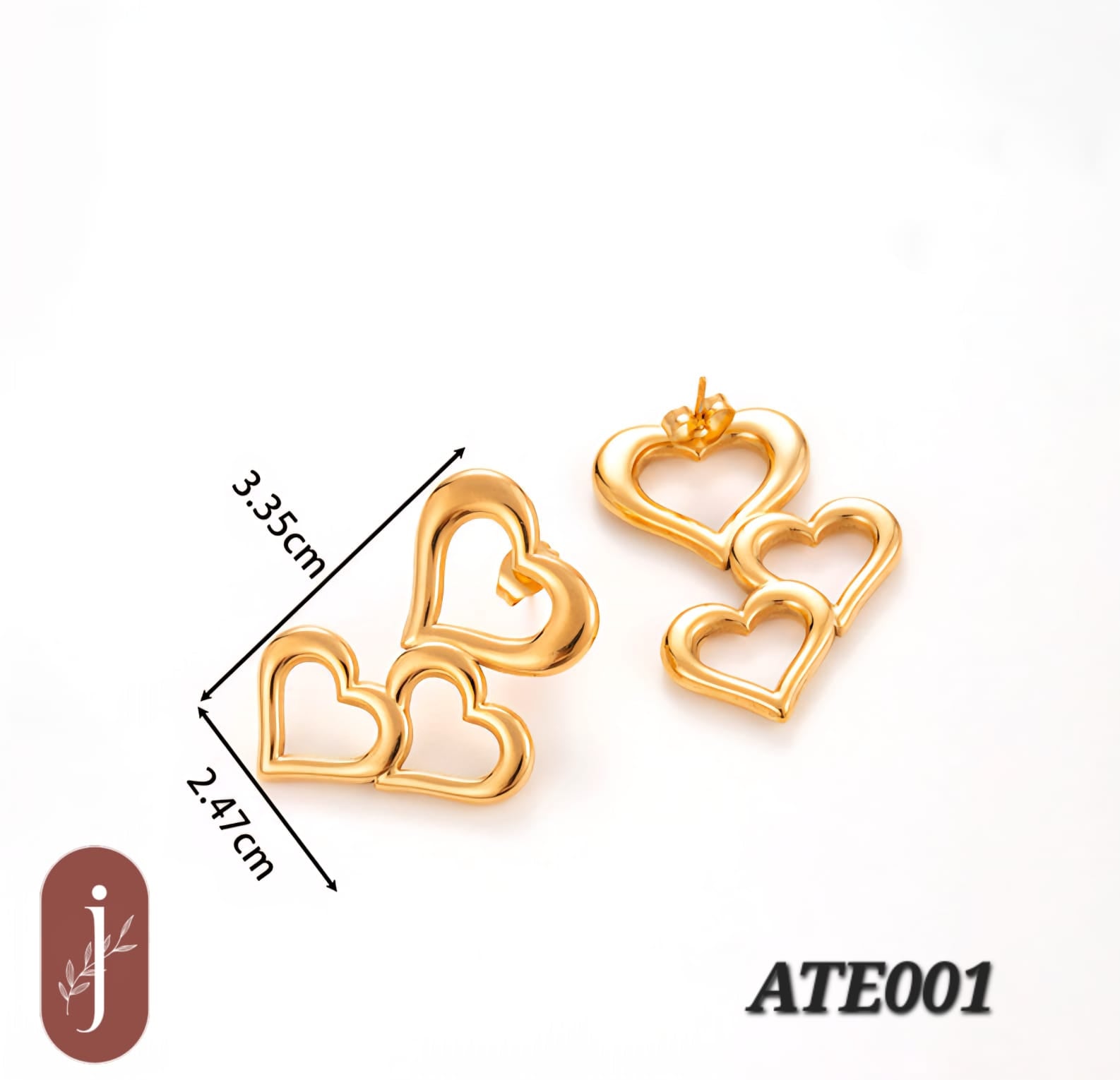 Anti-Tarnish Gold Plated Earrings - ATE001