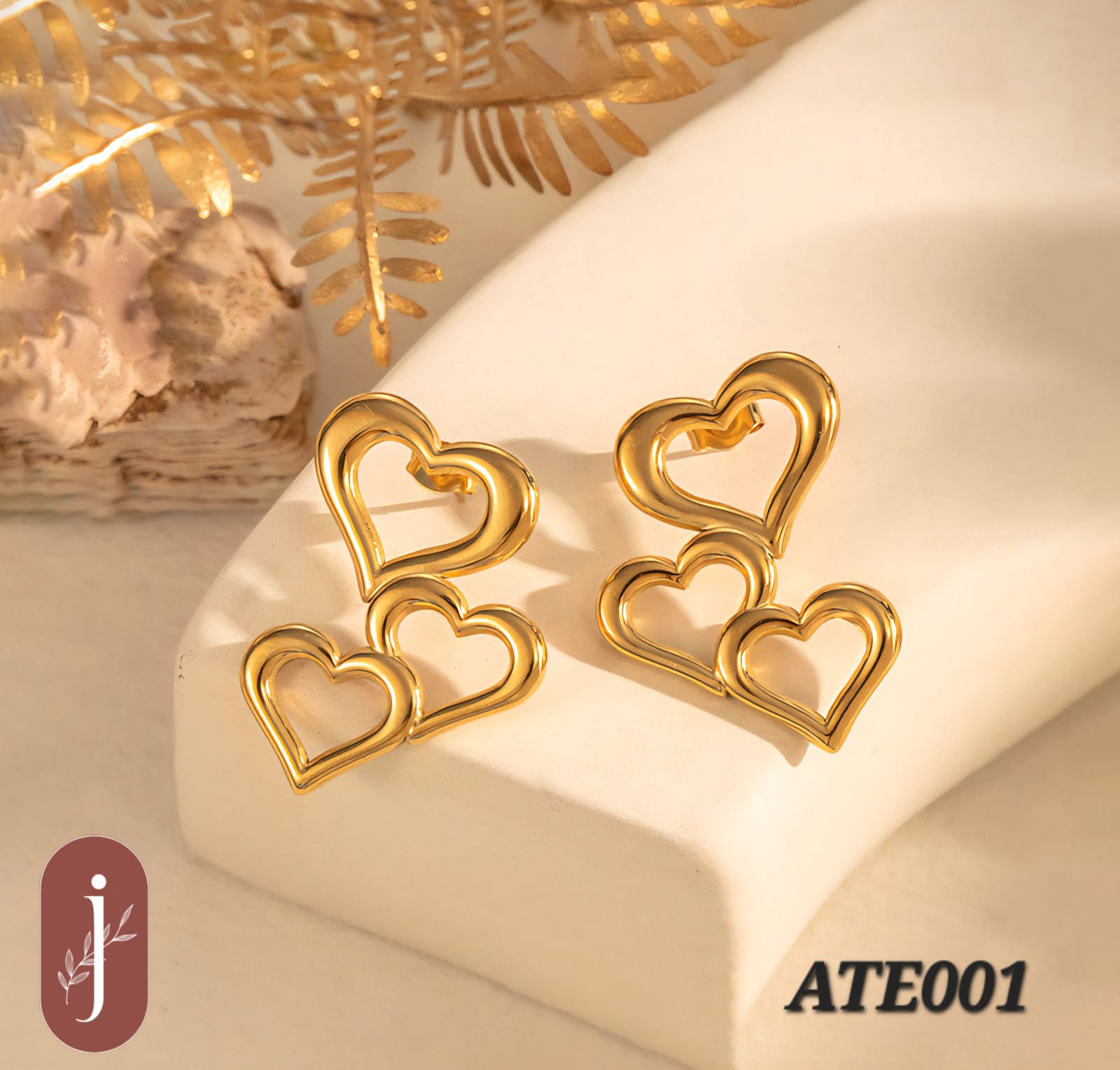 Anti-Tarnish Gold Plated Earrings - ATE001