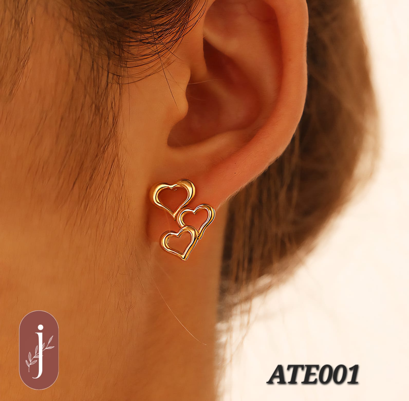 Anti-Tarnish Gold Plated Earrings - ATE001