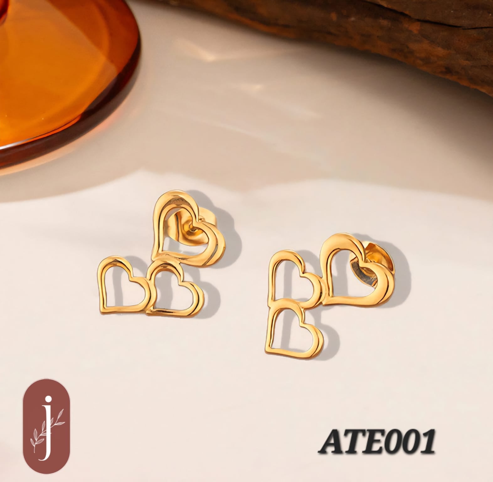 Anti-Tarnish Gold Plated Earrings - ATE001