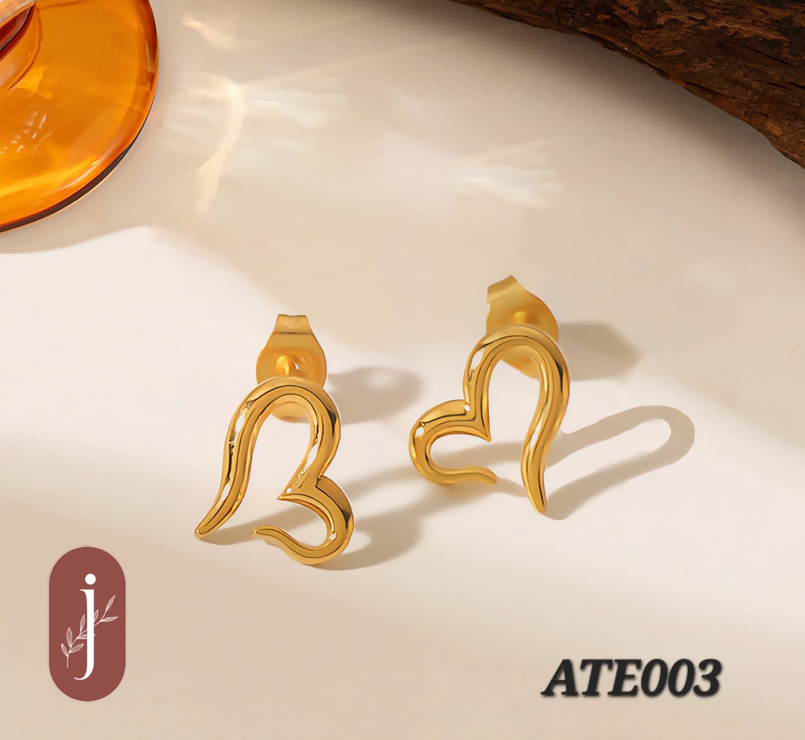 Anti-Tarnish Gold Plated Earrings - ATE003