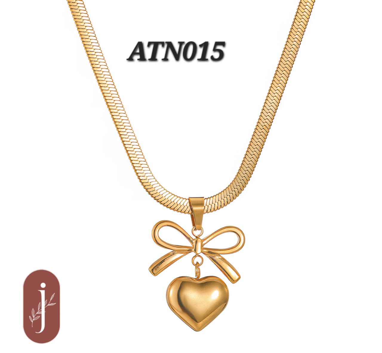 Anti Tarnish Gold Plated Golden Pendant Necklace - ATN015