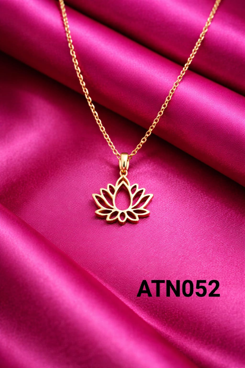 Anti Tarnish Gold Plated  Pendant Necklace - ATN052