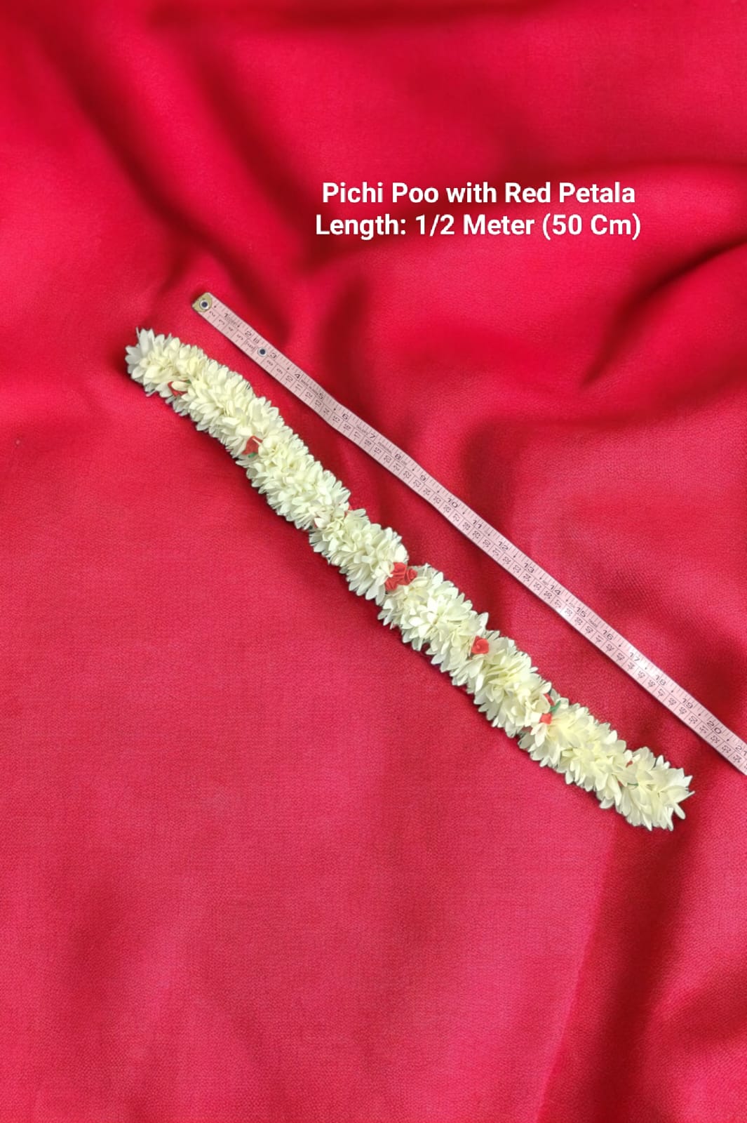 Pichi Poo with Rose  Artificial Flower 1 /2 Mtr