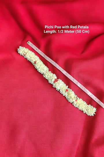 Pichi Poo with Rose  Artificial Flower 1 /2 Mtr