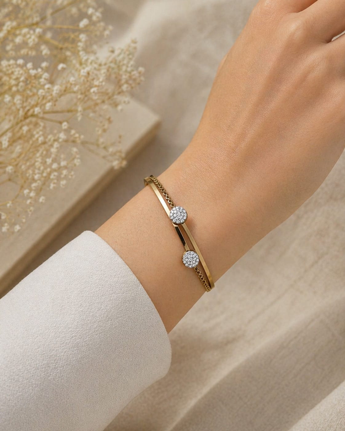 18K Gold Plated Anti Tarnish Bracelet - ATB007