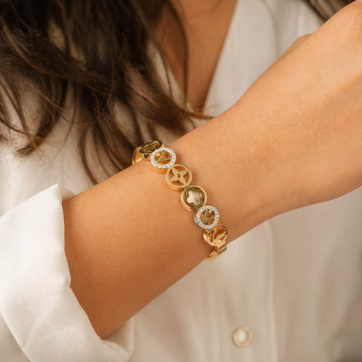 18K Gold Plated Anti Tarnish Bracelet - ATB003