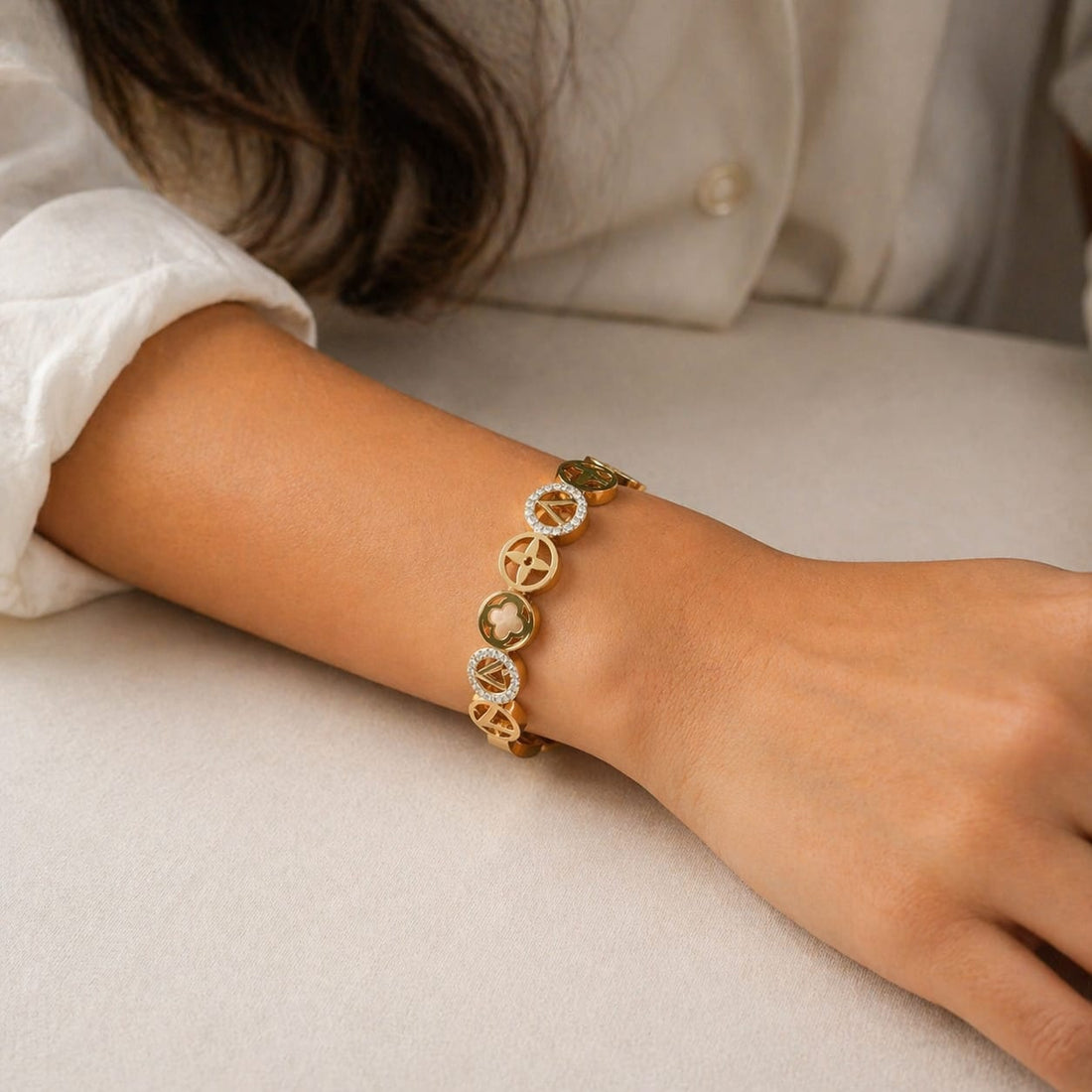 18K Gold Plated Anti Tarnish Bracelet - ATB003