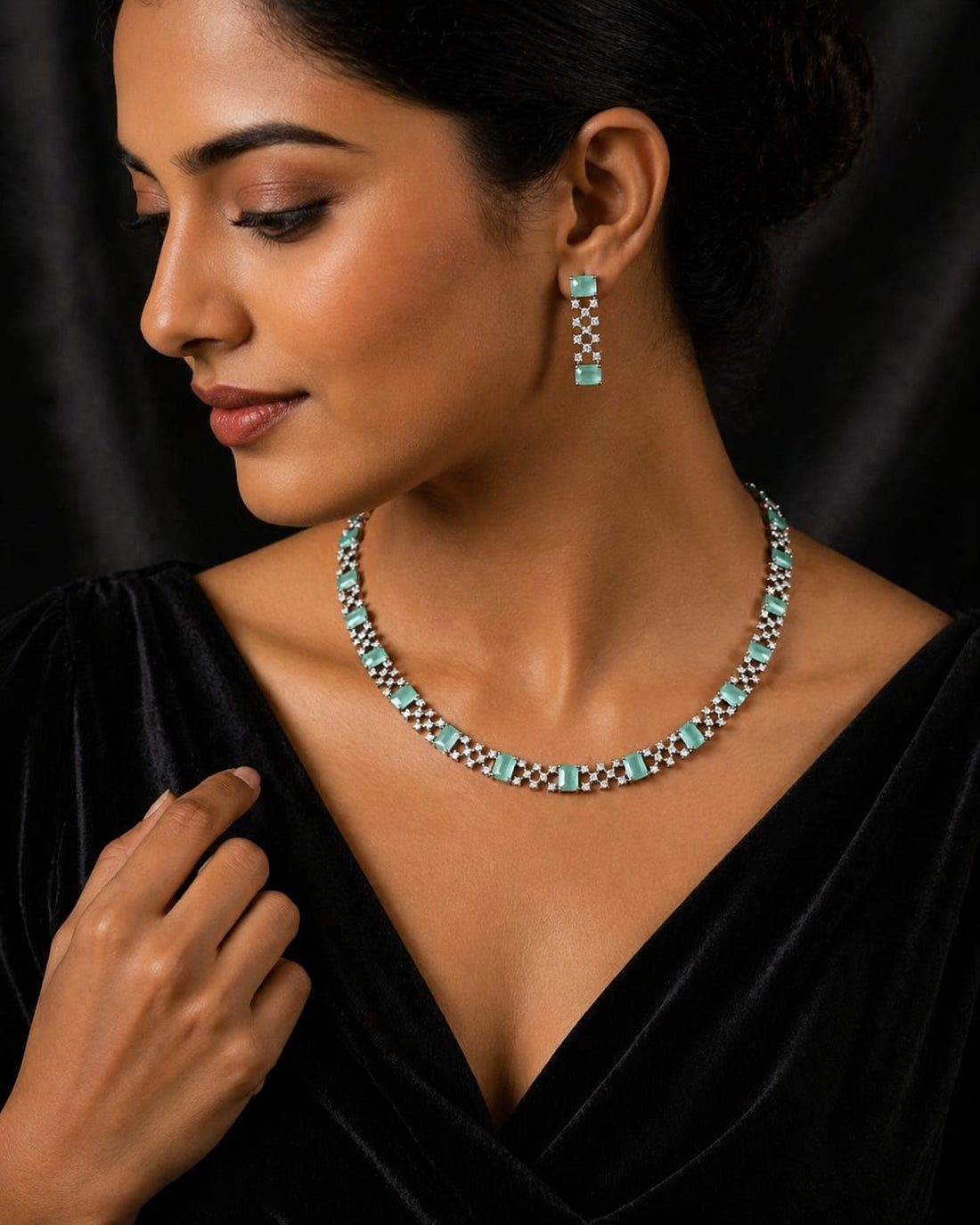 Matte Finish Necklace - MF057