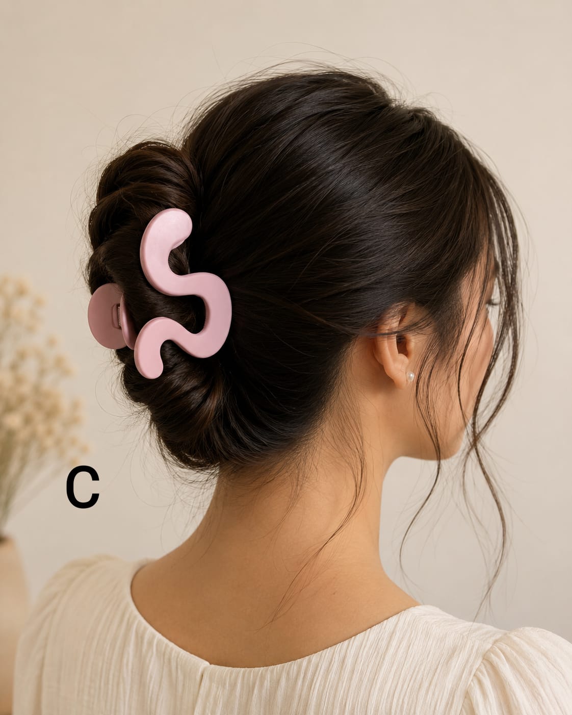 Matte Finish Medium Size Hair Claw - Korean Fashion - BC12
