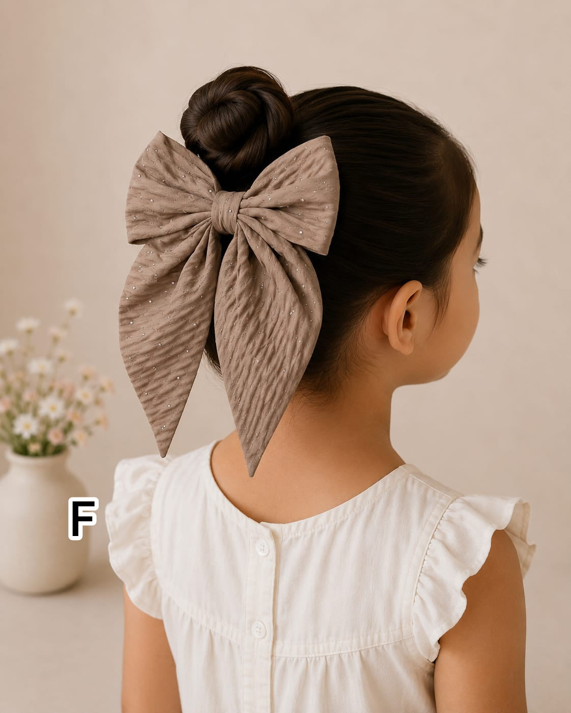 Satin Bow Korean Style Hair Clip for Girls and Babies  -BC18