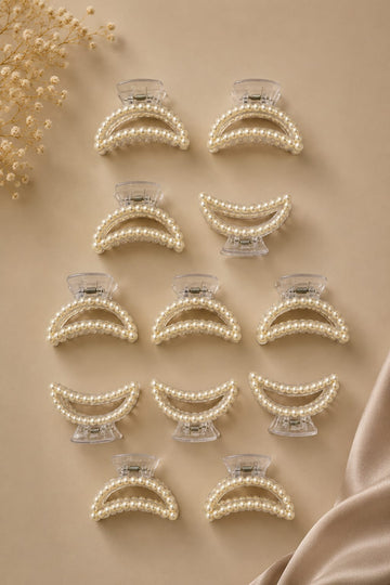 Glassy Finish Medium Size Hair Claw - Korean Fashion - BC14