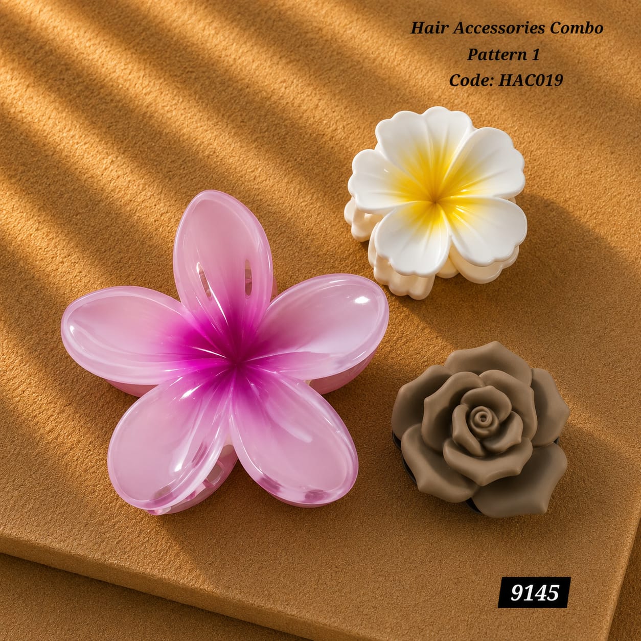 Korean Hair Accessories Combo Trendy Claw Clips   - HAC019